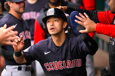 Guardians outfielder Steven Kwan is taking baseball by storm. Photo courtesy of AP Photo.