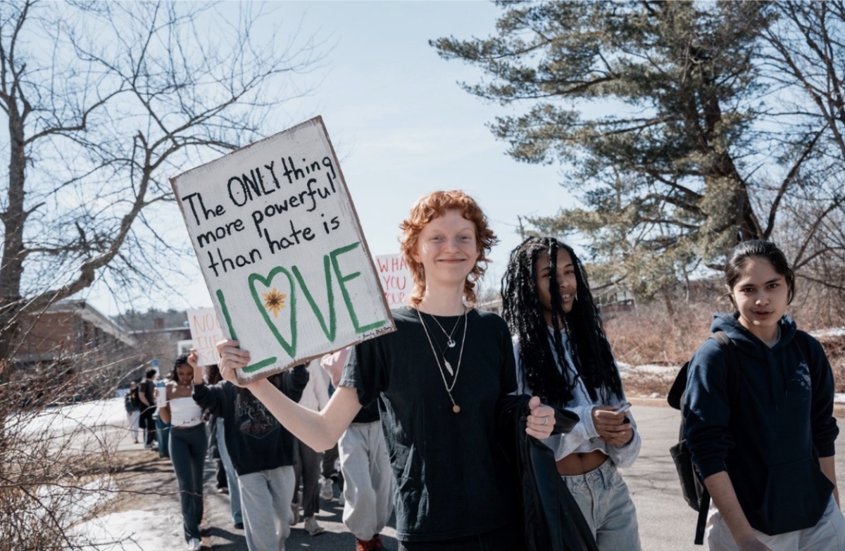 Lexington High School Students Walk Out to Protest ICE